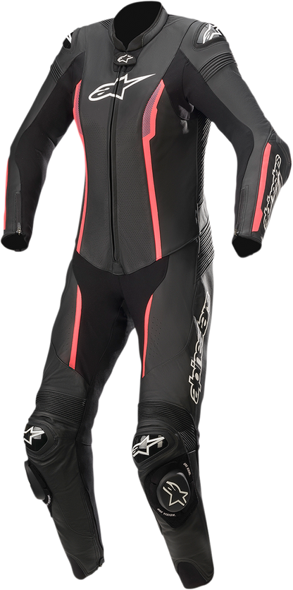ALPINESTARS Stella Missile v2 1-Piece Leather Suit - Black/Pink - US 2 / EU 38 3180122-1838-38