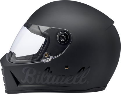 BILTWELL Lane Splitter Helmet - Factory - Flat Black - XS 1004-638-101