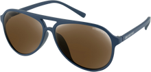 BOBSTER Maverick Sunglasses - Matte Navy - Brown HD Silver Mirror Lens BMAV103HD