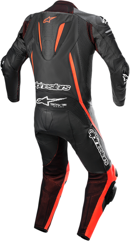 ALPINESTARS Fusion 1-Piece Suit - Black/Red Fluo - US 36 / EU 46 3153022-1030-46