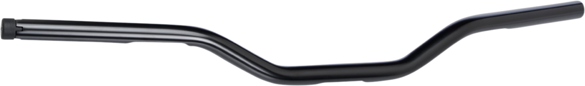 BILTWELL 1" Handlebar w/ TBW Plugs - Tracker - Black 6007-2017