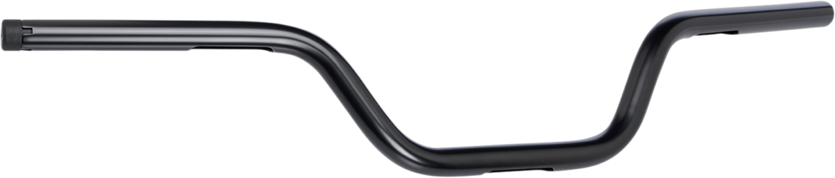 BILTWELL 1" Handlebar w/ TBW Plugs - Tracker High - Black 6009-2017
