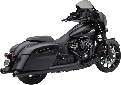 COBRA Dual Cut Slip-On Mufflers - Black 5206B
