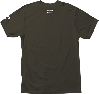 D'COR VISUALS Honda Wing 2 T-Shirt - Black - 2XL 80-116-5