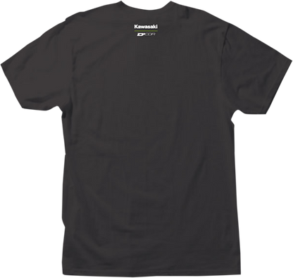 D'COR VISUALS Kawasaki Racing T-Shirt - Black - 2XL 80-119-5