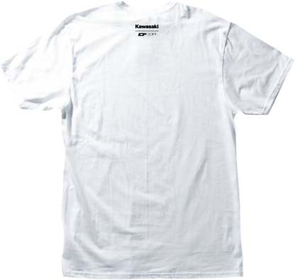 D'COR VISUALS Kawasaki Racing T-Shirt - White - XL 80-120-4