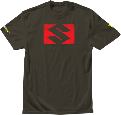 D'COR VISUALS Suzuki Bold S T-Shirt - Black - Large 80-121-3
