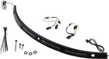 CUSTOM DYNAMICS Windshield Trim - Sequential Turn Signals - Black CD-WT2-SEQ-14-B