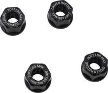 DRIVEN RACING Sprocket Nuts - 4-Bolt Hub - Black - M8 x 1.25 DSN-02-BK