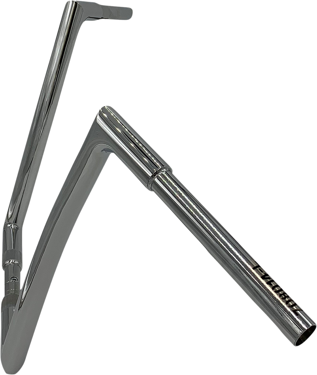 FAT BAGGERS INC. 1-1/4" EZ Install Flat Top Handlebar - 14" - Chrome 708014