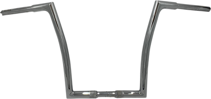 FAT BAGGERS INC. 1-1/4" EZ Install Flat Top Handlebar - 14" - Chrome 708014