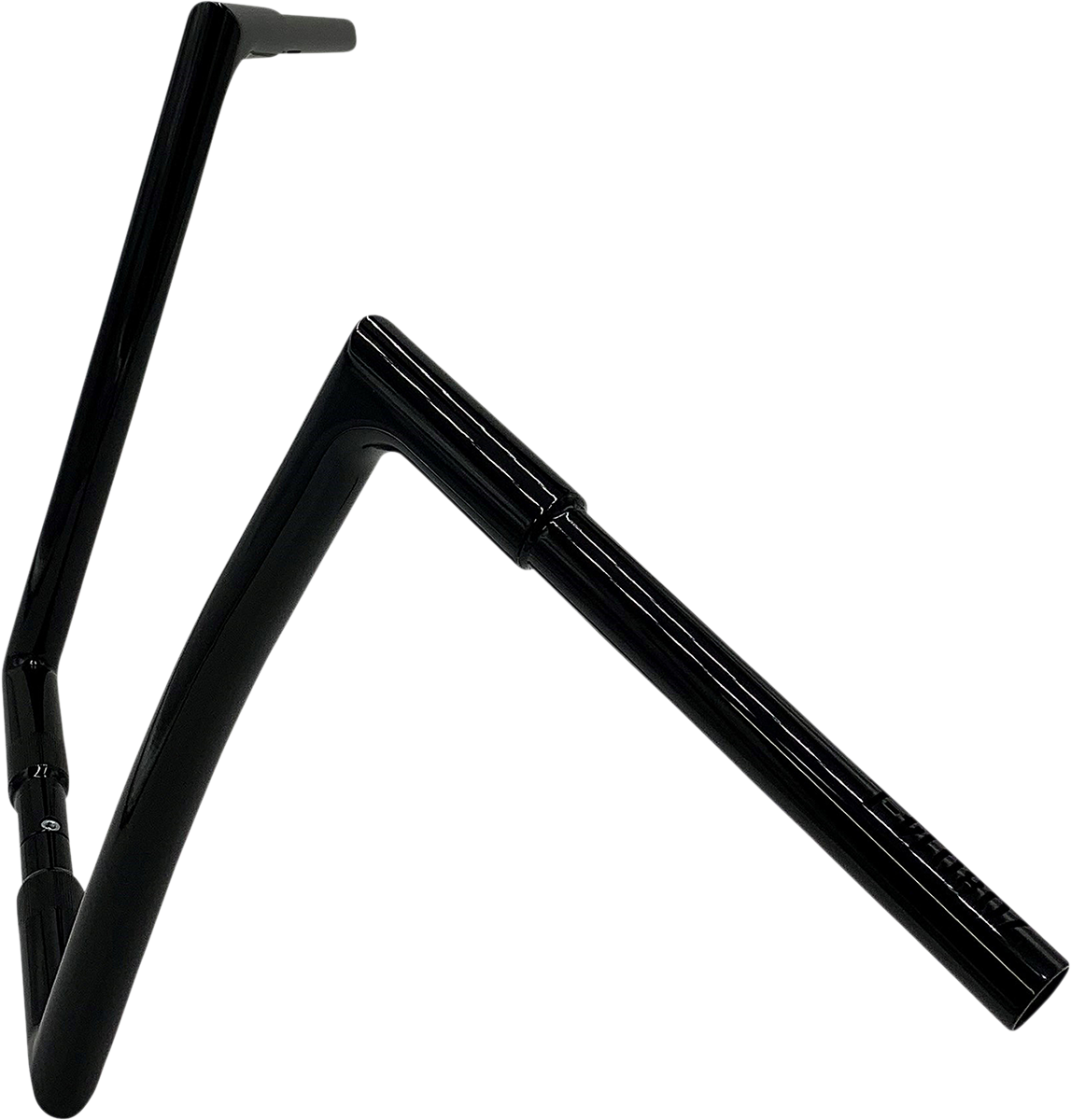 FAT BAGGERS INC. 1-1/4" EZ Install Flat Top Handlebar - 14" - Black 708014-B