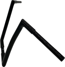FAT BAGGERS INC. 1-1/4" EZ Install Flat Top Handlebar - 14" - Black 708014-B