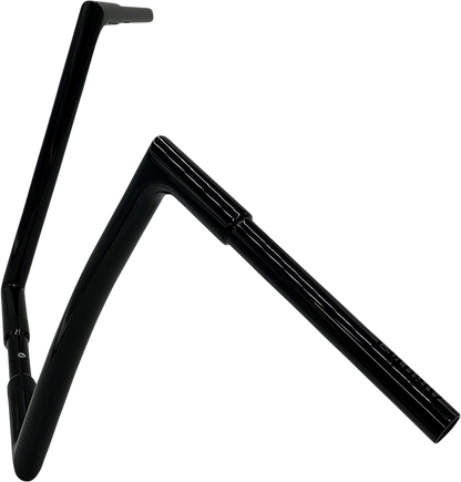 FAT BAGGERS INC. 1-1/4" EZ Install Flat Top Handlebar - 14" - Black 708014-B
