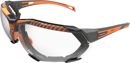 FORCEFLEX FF4 Sunglasses - Foam - Gray/Orange - Clear Lens FF4-04054-041