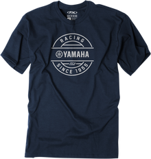 FACTORY EFFEX Yamaha Crest T-Shirt - Navy - Medium 25-87202