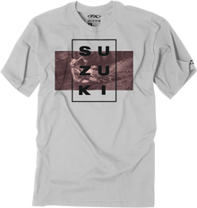 FACTORY EFFEX Suzuki Rider T-Shirt - Light Gray - Medium 25-87402