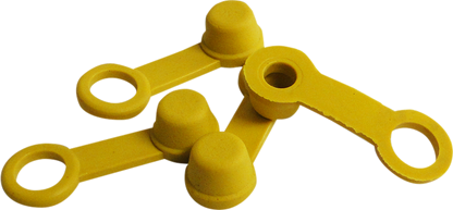 HELIX Brake Bleeder Caps - Yellow - 4-Pack 202-2002