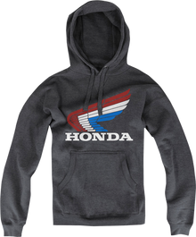 HONDA APPAREL Honda Vintage Wing Hoodie - Black - Small NP21S-S1835-S
