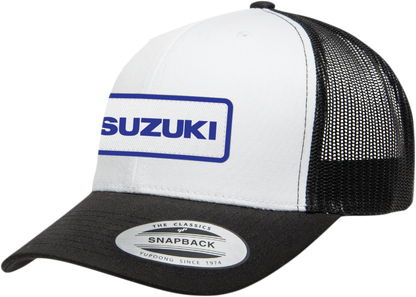 FACTORY EFFEX Suzuki Throwback Hat - Black/White 25-86404