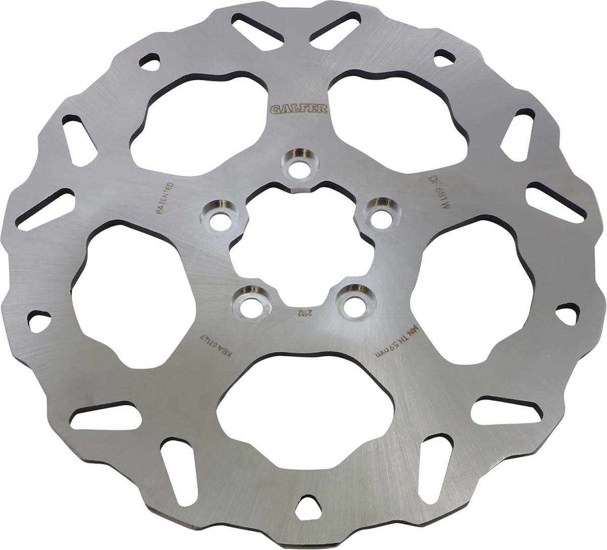 GALFER Solid Rotor - Rear - Solid Mount DF681W