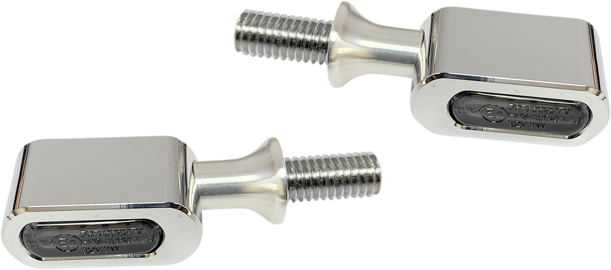 DRAG SPECIALTIES Marker Light - Smoke/Amber - Chrome L22-6042CME