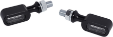 DRAG SPECIALTIES Marker Light - Clear/Amber - Matte Black L22-6042MBE