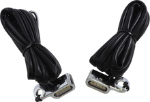 DRAG SPECIALTIES Marker Lights - White/Amber - Chrome L22-0229DCE