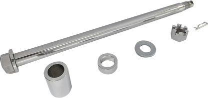 DRAG SPECIALTIES Axle Kit - Rear - Chrome - '00-'01 Touring W16-0348