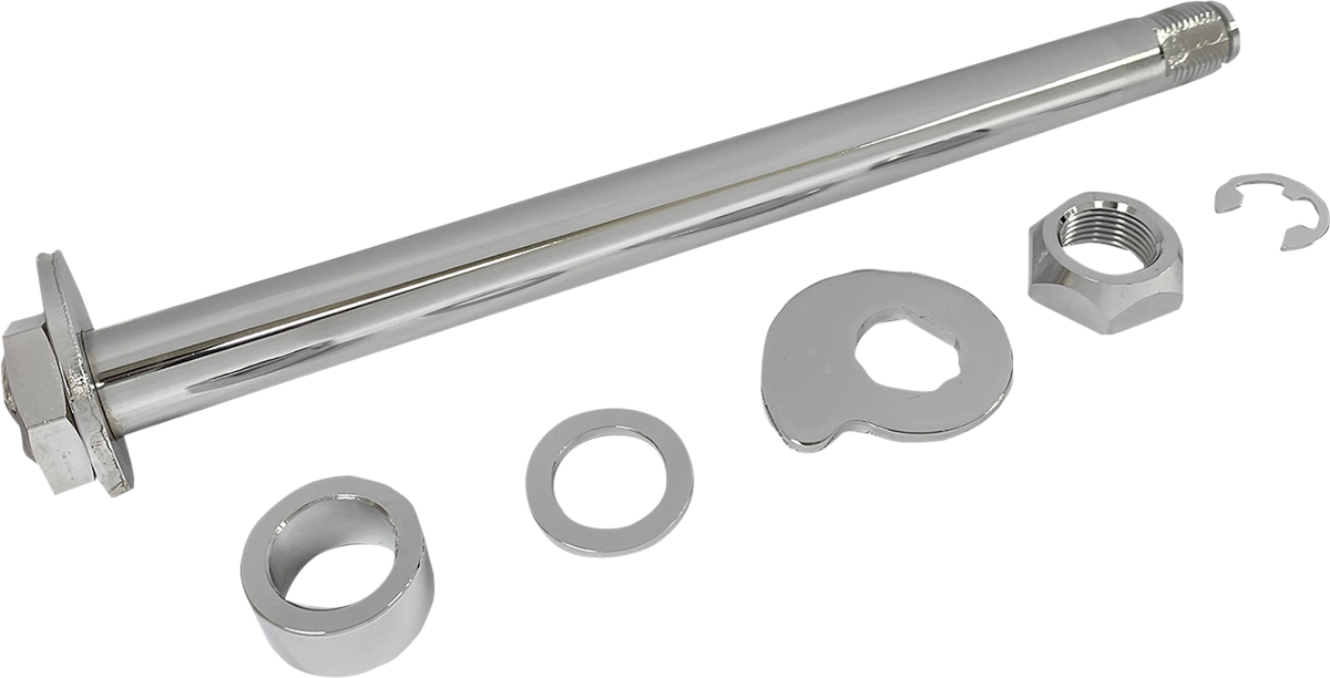 DRAG SPECIALTIES Axle Kit - Rear - Chrome - '08 Touring W16-0350