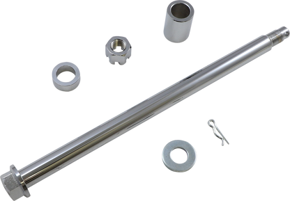 DRAG SPECIALTIES Axle Kit - Rear - Chrome - '00-'01 Touring W16-0348