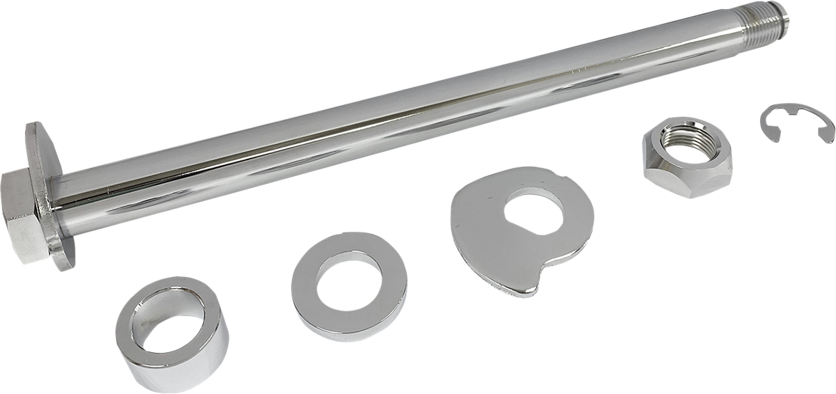 DRAG SPECIALTIES Axle Kit - Rear - Chrome - '14-'25 Touring W16-0352