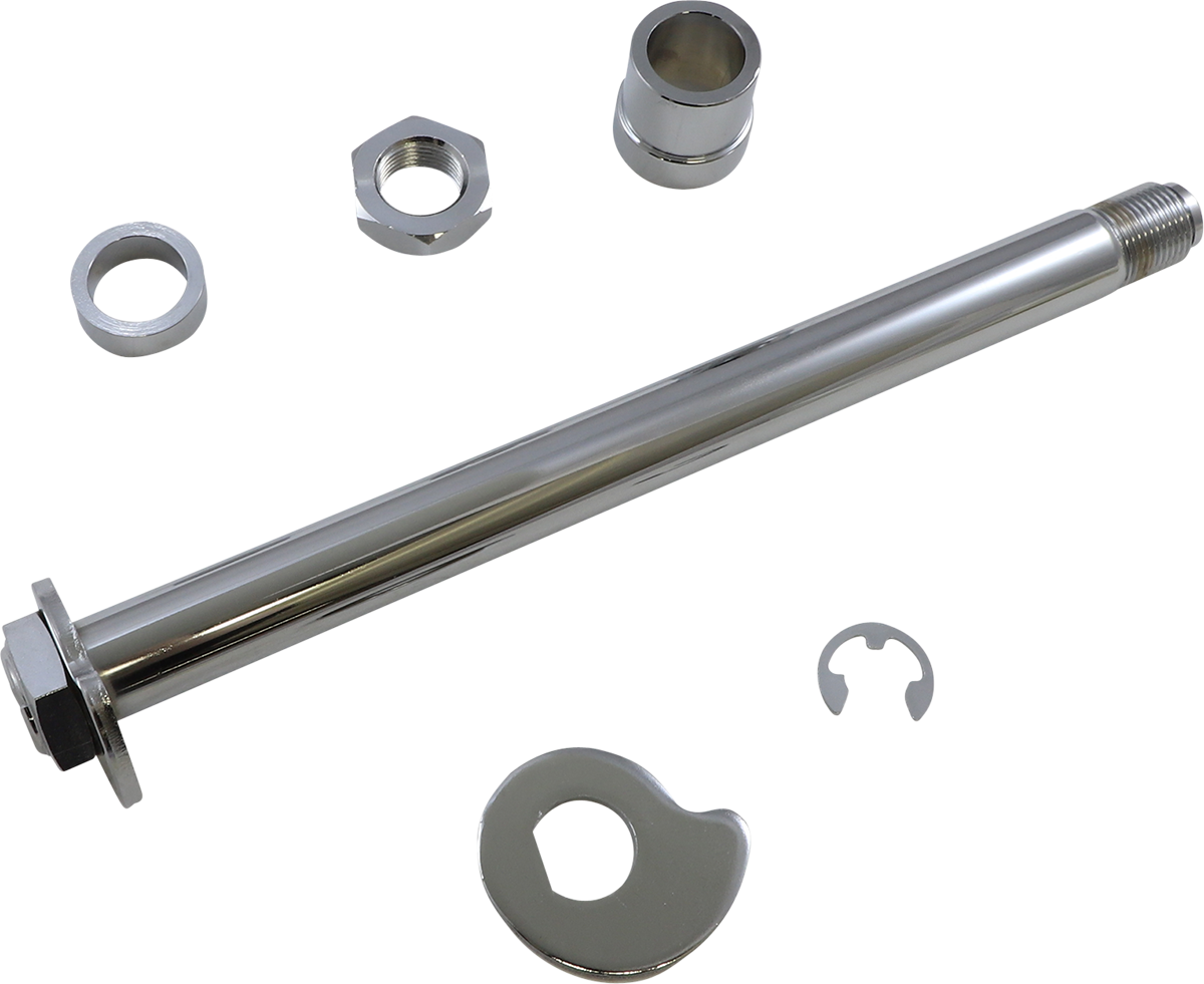 DRAG SPECIALTIES Axle Kit - Rear - Chrome - '02-'07 Touring W16-0349