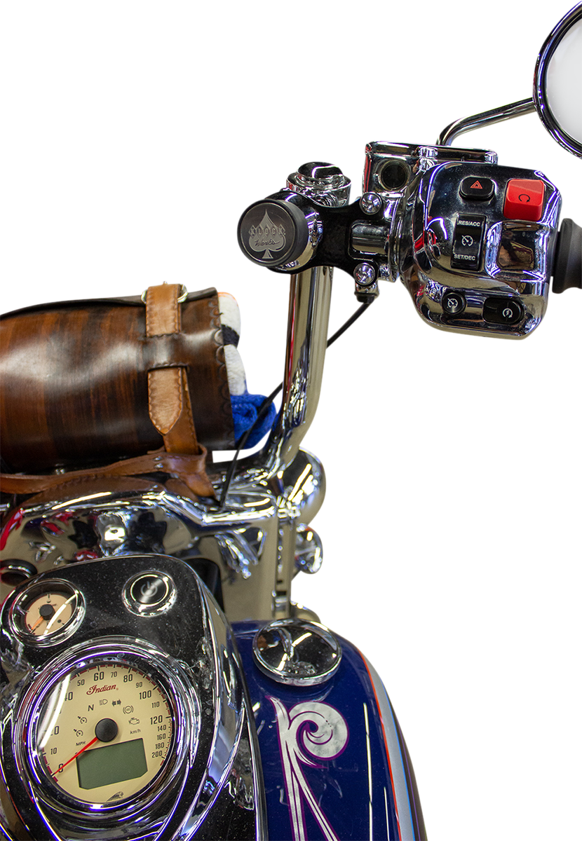 KLOCK WERKS iOmount™ for Indian - Ambidextrous Mount - Black - Touring KWD-04-0606-B