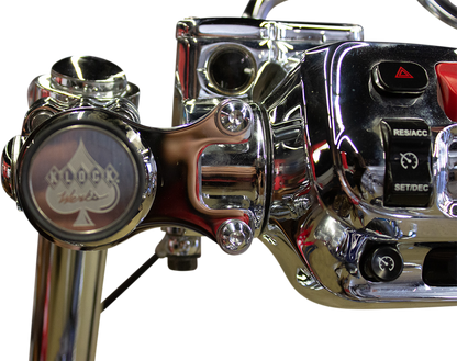 KLOCK WERKS iOmount™ for Indian - Ambidextrous Mount - Chrome - Touring KWD-04-0606-C