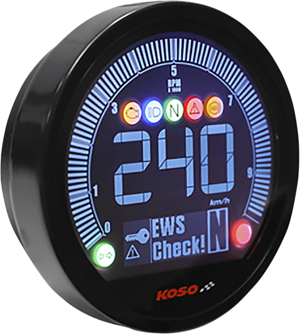 KOSO NORTH AMERICA DL-04 Multifunction Gauge - Black - BMW - R Nine T® BA077101