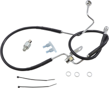 DRAG SPECIALTIES Brake Line - Rear - Black - +3" ABS 623225-3BLK