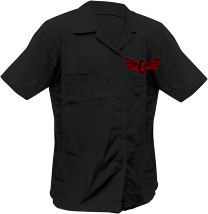 LETHAL THREAT Crooked Piston Shirt - Black - 2XL HW50230XXL