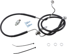 DRAG SPECIALTIES Brake Line - Rear - Black - +3" Non ABS 621225-3BLK