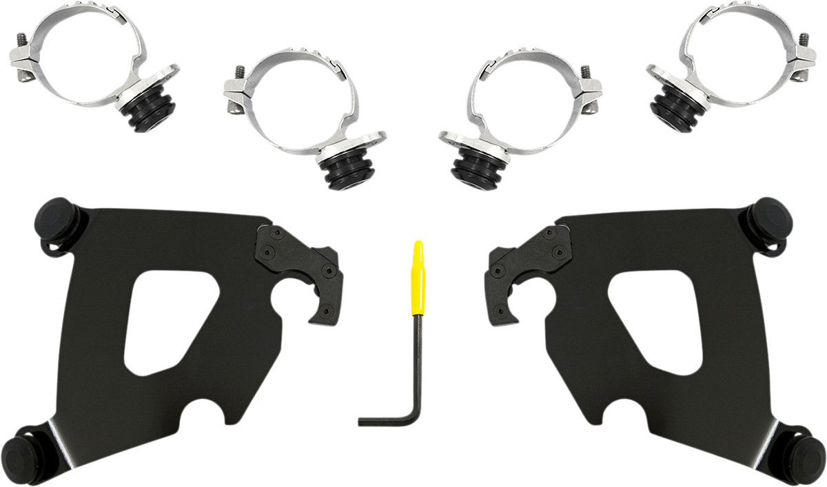MEMPHIS SHADES Cafe Mounting Kit - Black - XL1200X MEB2058