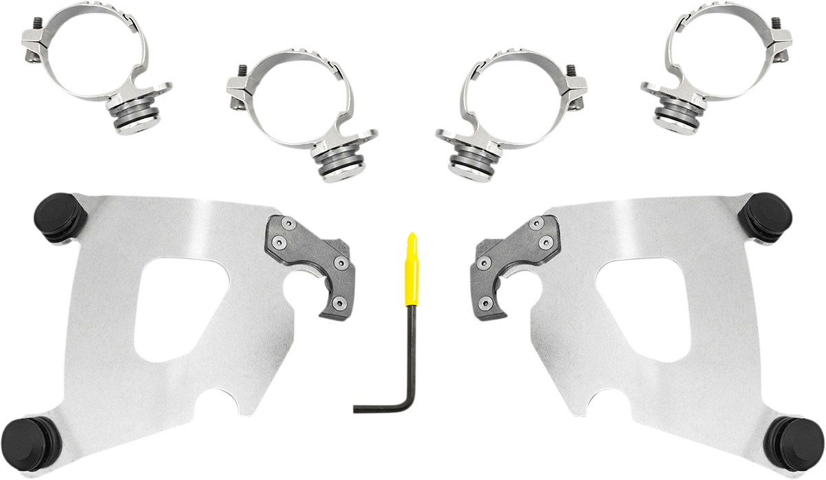 MEMPHIS SHADES Cafe Mounting Kit - Polished - XL1200X MEK2058