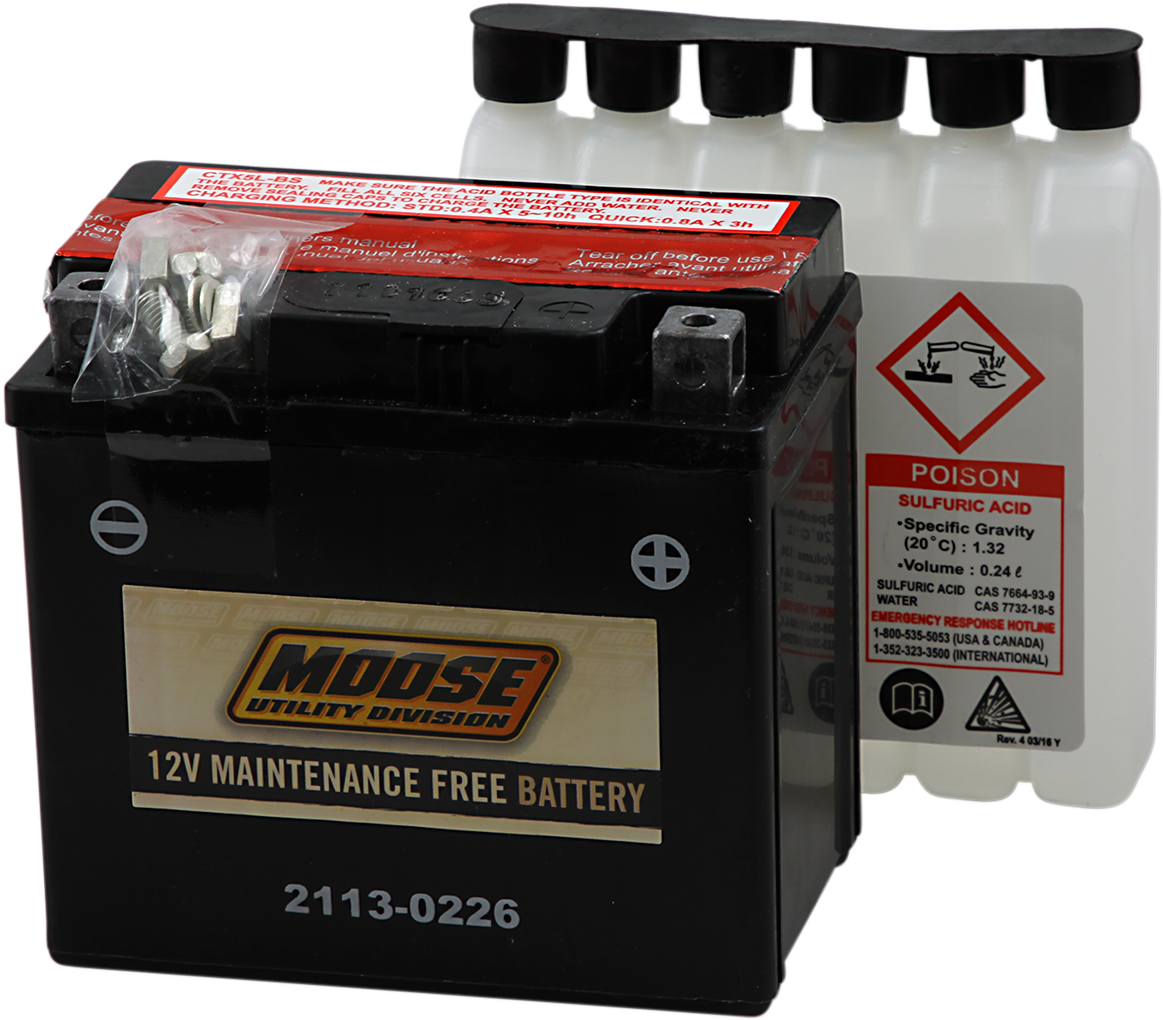 MOOSE OFFROAD AGM Battery - YTX5L-BS MTX5L-BS