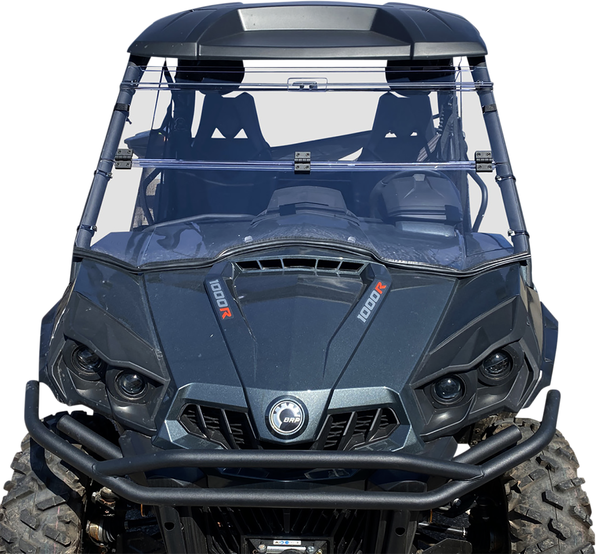 MOOSE OFFROAD Full Folding Windshield - Deluxe - Commander V000269-12200M