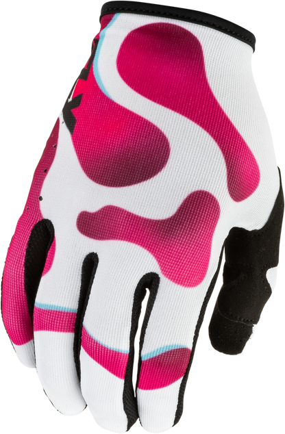 Lite Vibe Gloves White/Pink/Blue Md