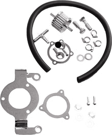 Complete Mnt Kit Breather Hose Chrome Touring 08 16