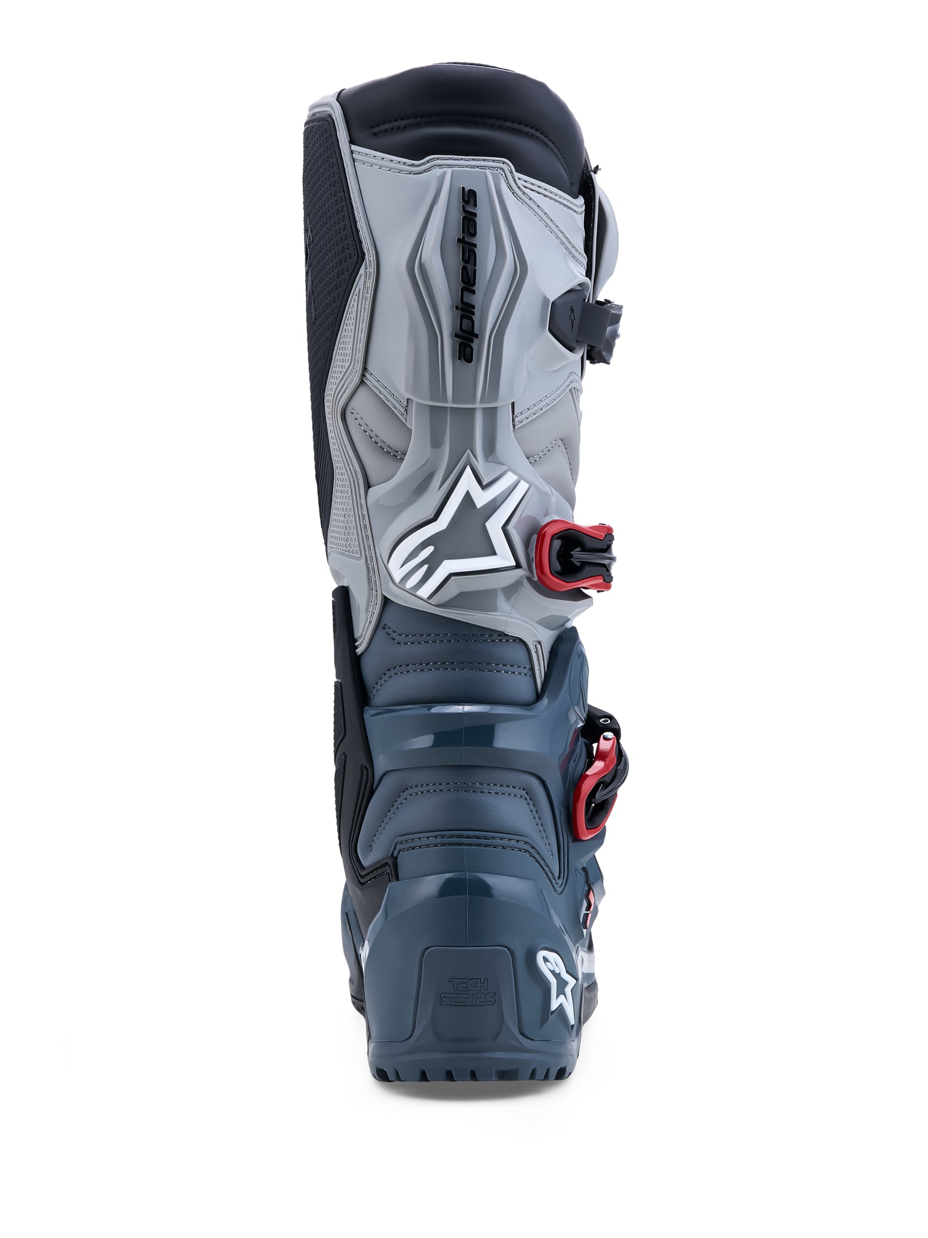 Tech 7 Enduro Drystar Boots Drk Gry/Mid Gry/Br Red 9