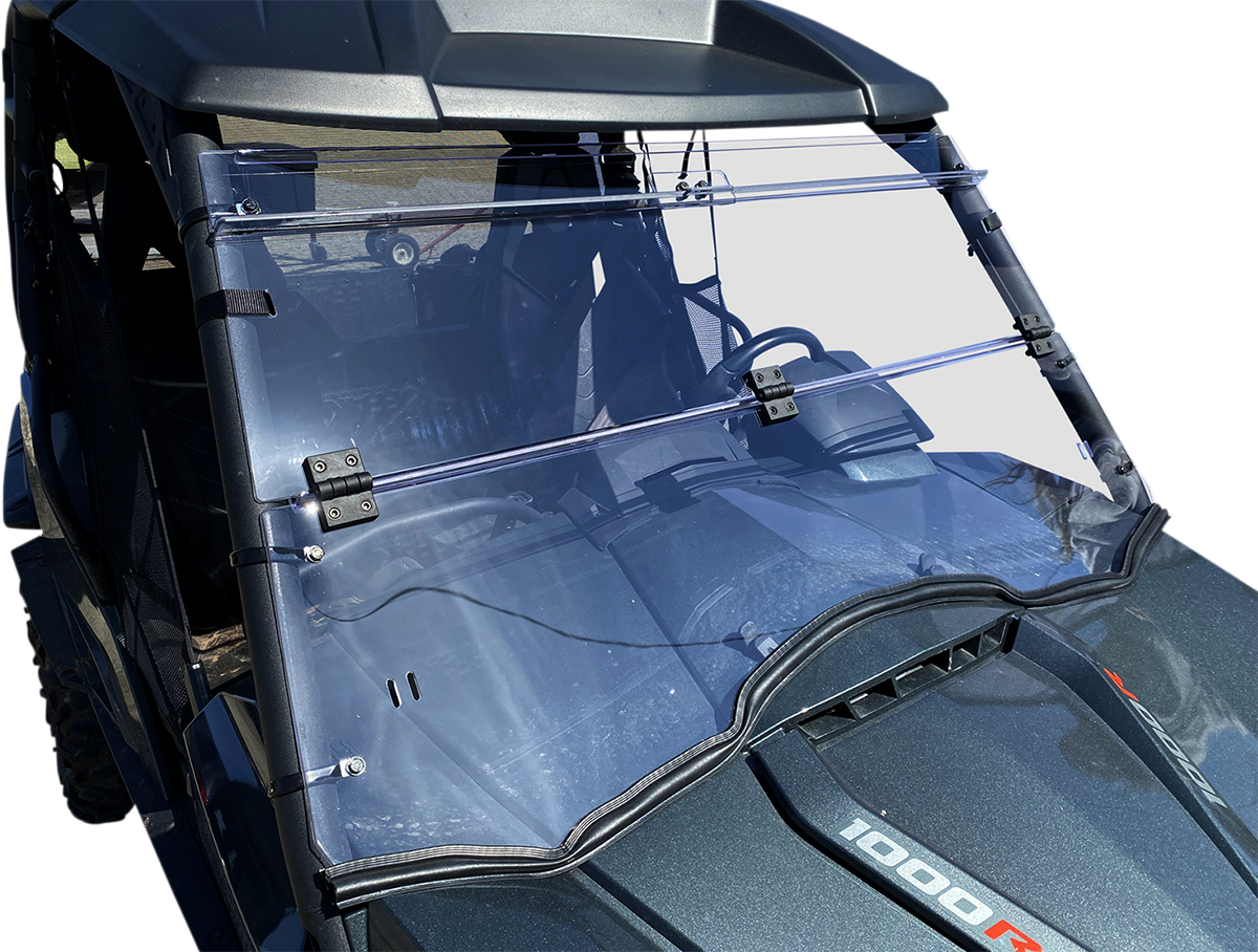 MOOSE OFFROAD Full Folding Windshield - Deluxe - Commander V000269-12200M