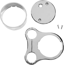 DRAG SPECIALTIES 1.5" T-Bar Gauge Mount - Chrome - For OEM Gauge 2210-0561