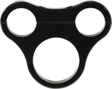 DRAG SPECIALTIES 1.5" T-Bar Gauge Mount - Gloss Black - For Mini Gauge 2210-0565