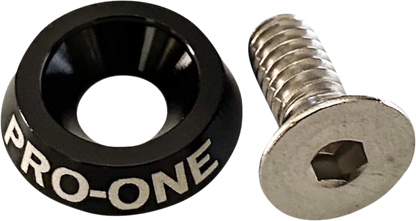 PRO-ONE PERF.MFG. Seat Bolt - 1/4"-20 - Black 100200